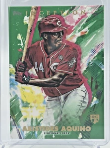 2020 Topps Inception Green Aristides Aquino #45 Rookie RC - Picture 1 of 2