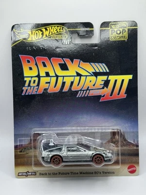 Hot Wheels Premium Back to the Future III Time Machine 50's Version -Diecast Car - Image 1 of 4