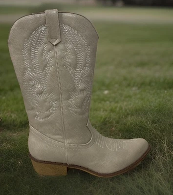 Botas de Vaquero Coconuts By Matisse Gaucho Western en Hueso Para Mujer Talla 7M NUEVAS Foto 1 de 4