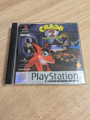 Crash Bandicoot 2 Cortex Strikes Back (PS1 Sony Playstation) With Manual  - Image 1 of 4