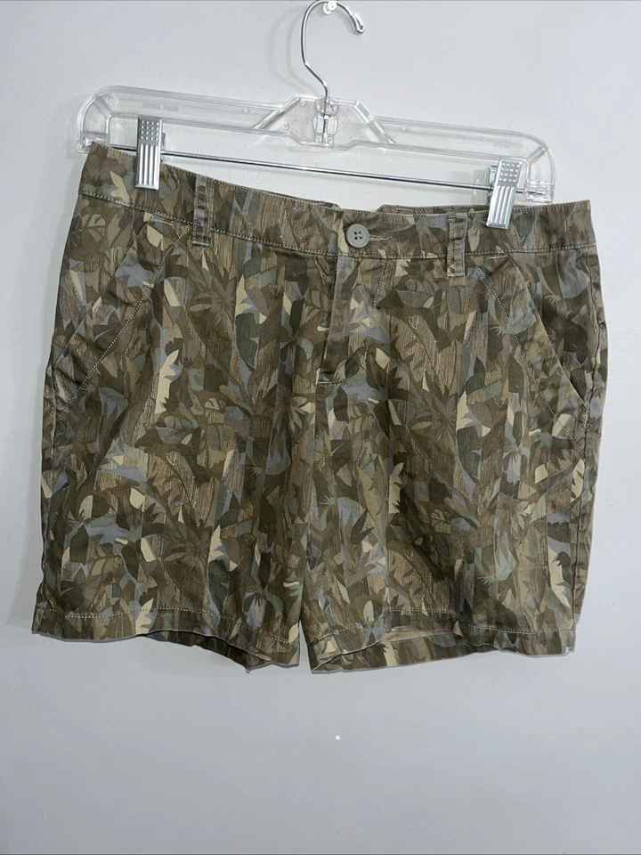 Pantalones Cortos Chinos Columbia Para Mujer Camuflaje Talla 6 Ajuste Regular Mezcla Algodón Bolsillo Foto 1 de 4