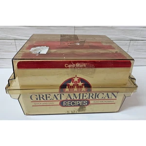 Great American Recipe Card Collection 1-18 Original Storage Box - Picture 1 of 2