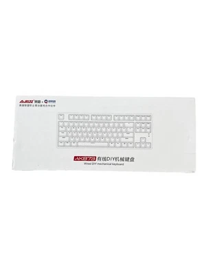 AJAZZ AK873 Wired 87 Key TKL Retro Color Mechanical Gaming Keyboard RGB Backlit - Image 1 of 3