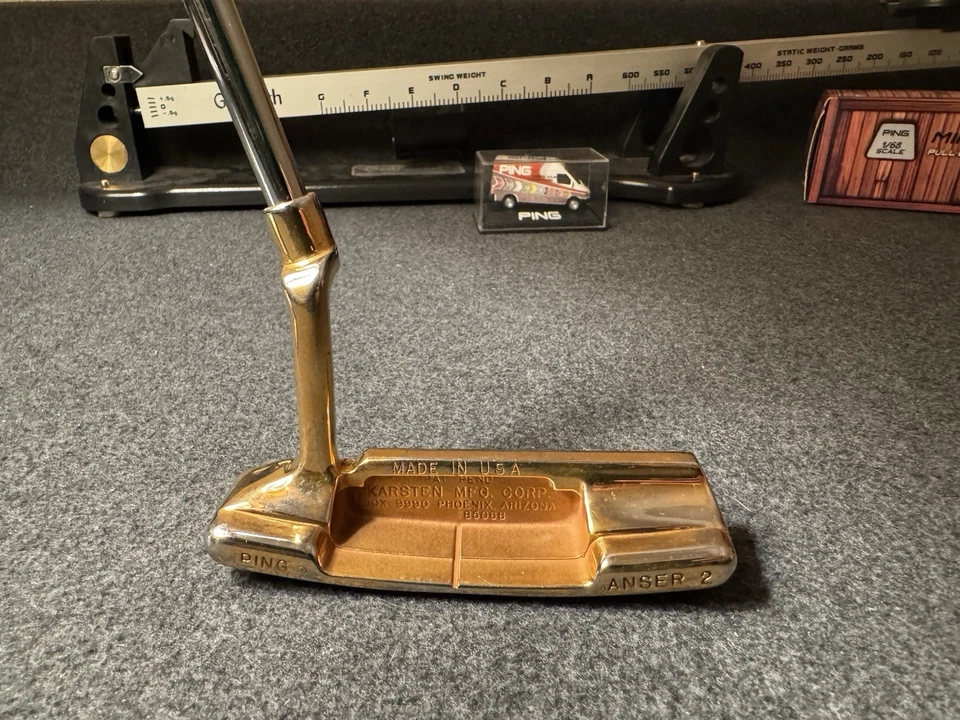 Ping Anser 2 Putter Patent Pending Nice Gold Plated Japan Version - Image 1 of 4