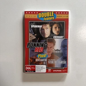 Running Red + Stealth Fighter (DVD) Region All Dual Feature - Picture 1 of 6