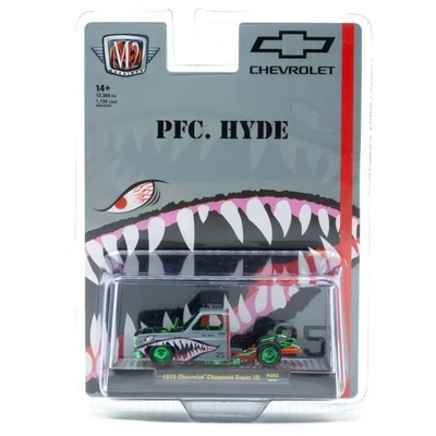 Chase 1973 Chevrolet Cheyenne Super 10 M2 Machines 1:64 Scale 31500-HS62 - Image 1 of 2