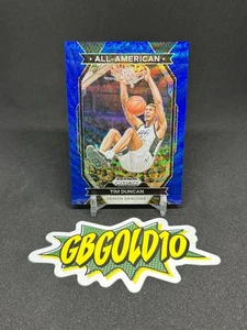 2024 Panini Prizm Draft Picks - All-American Tim Duncan #25 Blue Wave Prizm /249 - Picture 1 of 2