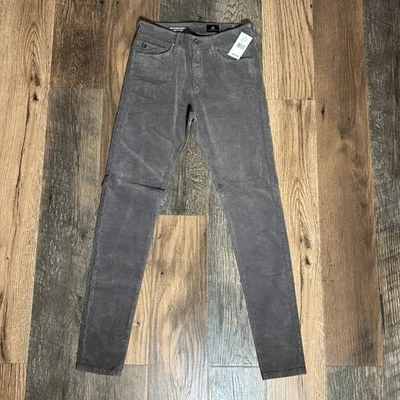 Adriano Goldschmied The Farrah High Rise Skinny Gray Corduroy Jeans Size 27 NWT - Image 1 of 4