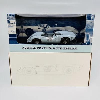 1:18 GMP Lola T 70-Spyder No. 83 A.J. Foyt. Model Car 12009 NIB NICE - Image 1 of 4