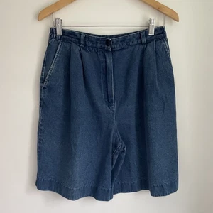 Vintage Pendleton Damengröße 10 blau Denim Shorts hohe Taille 100 % Baumwolle - Bild 1 von 3