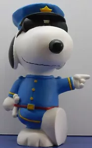 Peanuts Snoopy Policeman Sun Hing Bank Very Hard to Find Excellent Condition - Picture 1 of 8