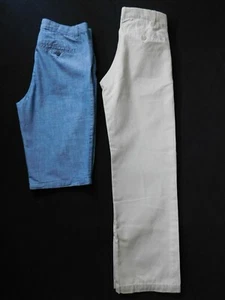 H&M Cherokee Niños Talla 14 Chino Cambray Pantalones Cortos Tostados Caqui Pantalones Lote 100% Algodón - Imagen 1 de 7