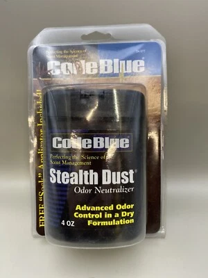 CODE Blue Stealth Dust Odor Neutralizer From Code Blue 4 oz New Old Stock - Image 1 of 4