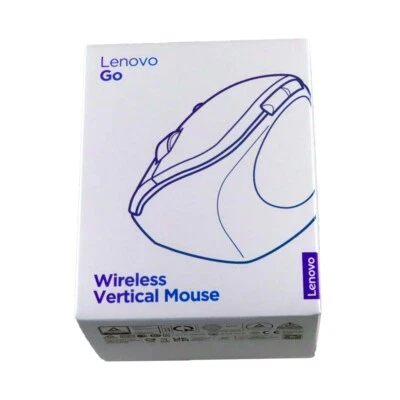 Lenovo Go Wireless 24,000 DPI Vertical Mouse - Image 1 of 3