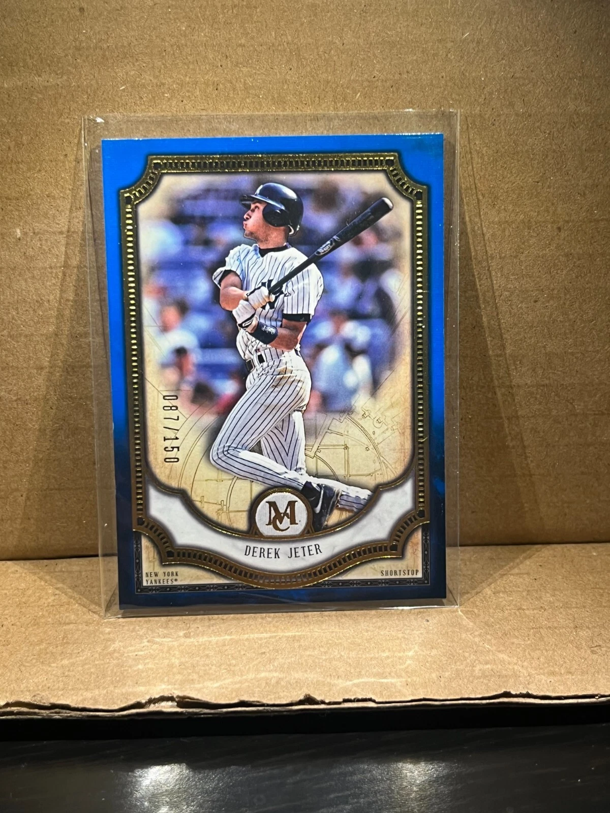 2018 Topps Museum Collection #53 Derek Jeter - /150 ~ NY Yankees! ~ The Captain!