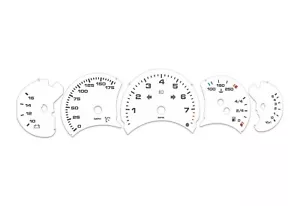 For Porsche Carrera 911, 996 White MPH - Speedometer dials from MPH Gauges - Picture 1 of 7