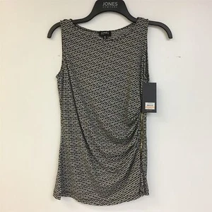 Camisa Top Jones New York MEDIANA Tejida Elástica Concha Para Mujer NUEVA Perfecta para Viajar - Imagen 1 de 6
