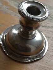 Antique Solid Silver Candle Stick Hallmarked