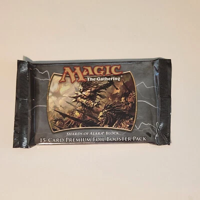 MTG Magic - Shards of Alara Block 15 Card Premium Foil Booster Pack - Image 1 of 2