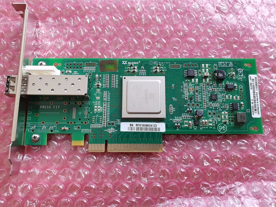 Lenovo Qlogic QLE2560-LNVX 8Gbps Single Port Fibre Channel Adapter 44T1358 FH - Image 1 of 1