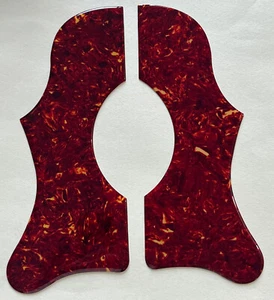 Crystal Red Pickguard Fit Gibson J45 & J50 Style Self Adhesive Acoustic Guitar - Picture 1 of 5