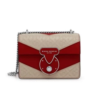 Henri Bendel Warren Street Chain Micro Crossbody Bag Red Multi, MSRP:$278 - Picture 1 of 3