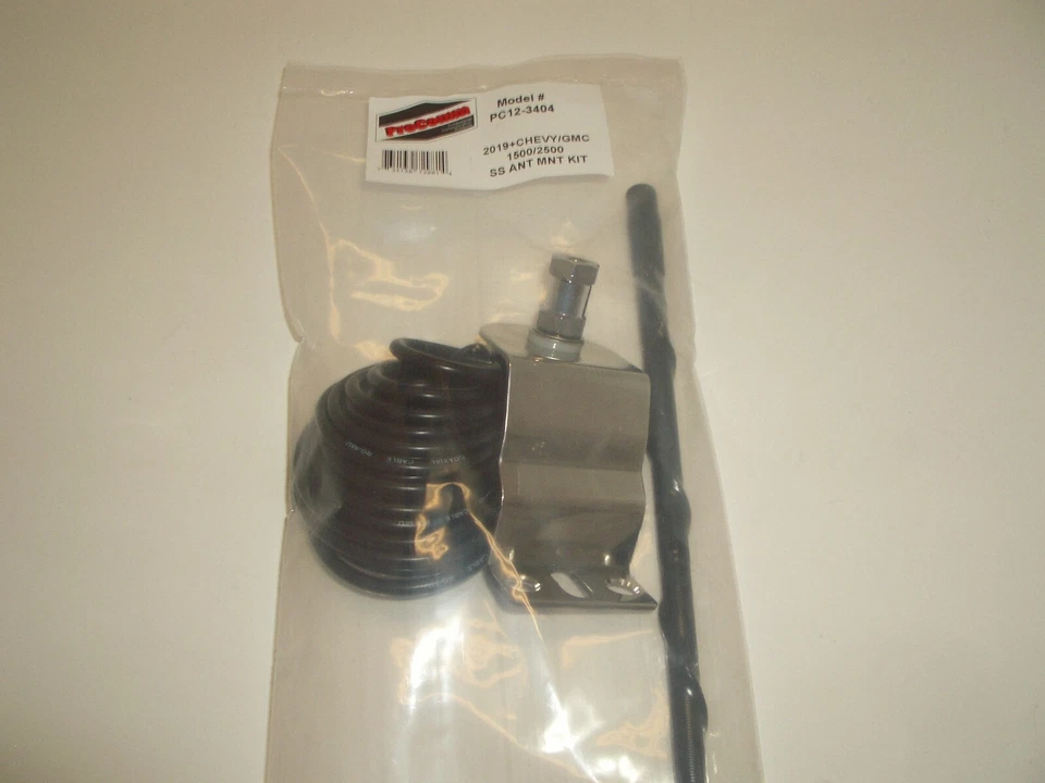 PROCOMM PC12-3404 3FT CB ANTENNA KIT HOOD MOUNT 2020+ CHEVY SIERRA GMC DENALI - Image 1 of 1