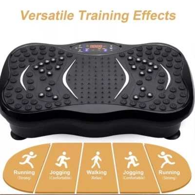 Vibration Plate Exercise Machine Whole Body Workout Vibrate Platform Fitness - Image 1 of 4