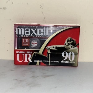 Cassetta Maxell UR-90 Normal-Bias nastro singolo nuova sigillata - Foto 1 di 6
