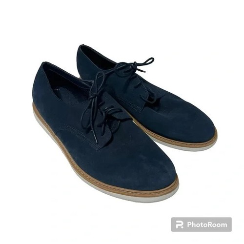 Scarpe Oxford Clarks Collections Uomo Blu Scamosciato Taglia 11