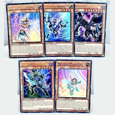 Yu-Gi-Oh ULTRA RARE 5 Card Bundle 1st Edition Italian Movie Promo Vintage YuGiOh - Image 1 of 4