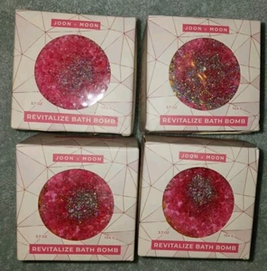 Bath Bomb Fizzers. Joon X Moon Revitalize Geode. Lot Of 4. New - Picture 1 of 4