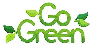 Sizzix Bigz Phrase Go Green die #A10830 Retail $19.99 Retired, Cuts Fabric - Picture 1 of 2