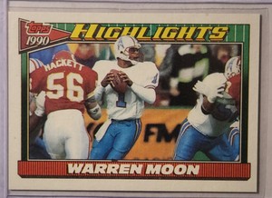 1991 Topps Highlights Warren Moon card #7