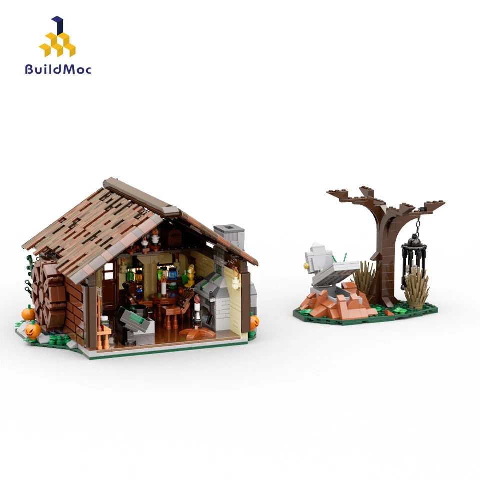 MOC: The Sanders0n Sisters’ Cottage Hut House with Interior 1536 Pieces DIY - Image 1 of 4