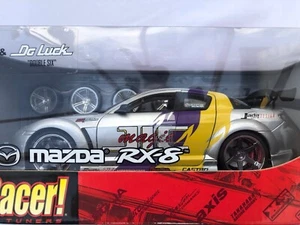 Jada Import Racer Mazda RX-8 1:18 Scale Diecast Model Car Silver New - Picture 1 of 6