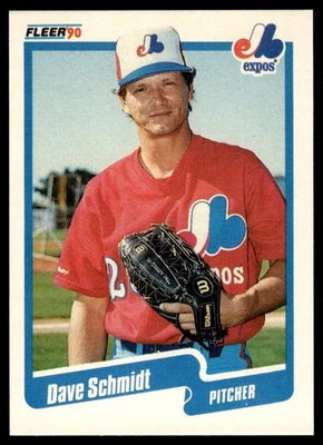 1990 Fleer Update Dave Schmidt Montreal Expos #U-32 - Image 1 of 2