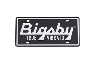 Bigsby True Vibrato Metal License Plate - Picture 1 of 1