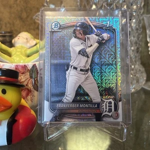 2025 Bowman Mega Box Franyerber Montilla #BCP-5 1st Chrome Mojo Refractor - Picture 1 of 2
