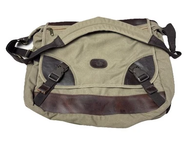 Bolso Mensajero Cartera de Cuero de Lona Tostada The Territory Ahead Foto 1 de 4