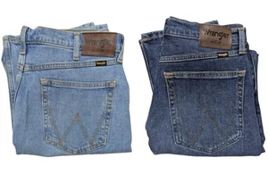 Wrangler Herren Relaxed Fit Jeans Denim 99% Baumwolle Reißverschluss Neu ohne Etikett - Bild 1 von 8