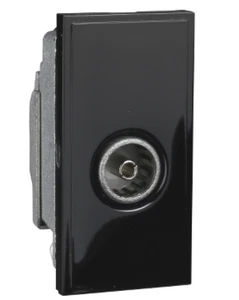 GET Ultimate - GUE7011B - Single TV IEC Coax (female) 25 x 50mm Euro Module New - Picture 1 of 1