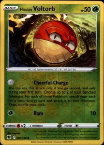 SWSH10: Astral Radiance #002/189 Hisuian Voltorb Reverse Holo Rare - Picture 1 of 2