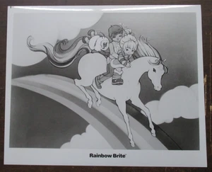 PRESS PROMO PHOTO TV ANIMATED CARTOON RAINBOW BRITE & STARLITE 8X10 1984 Q597 - Picture 1 of 3
