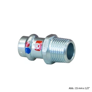 Viega Prestabo labs-frei, Modell 1111LF Übergangsstück mit AG, 18mm x R3/4" - Bild 1 von 1