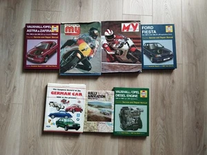 Set Of Vintage Books: My Motorcycle Year The German Car Rally Navigation Manuals - Picture 1 of 13