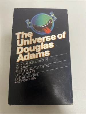 The Universe of Douglas Adams 3 Books Paperback Box Set Vintage 1980s Lot of 3 - Image 1 of 4