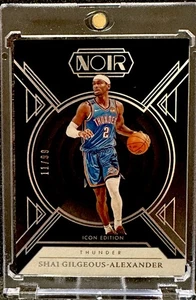 Shai Gilgeous Alexander 2024-25 Panini Noir Silver Icon Edition #74 11/99 - Bild 1 von 6