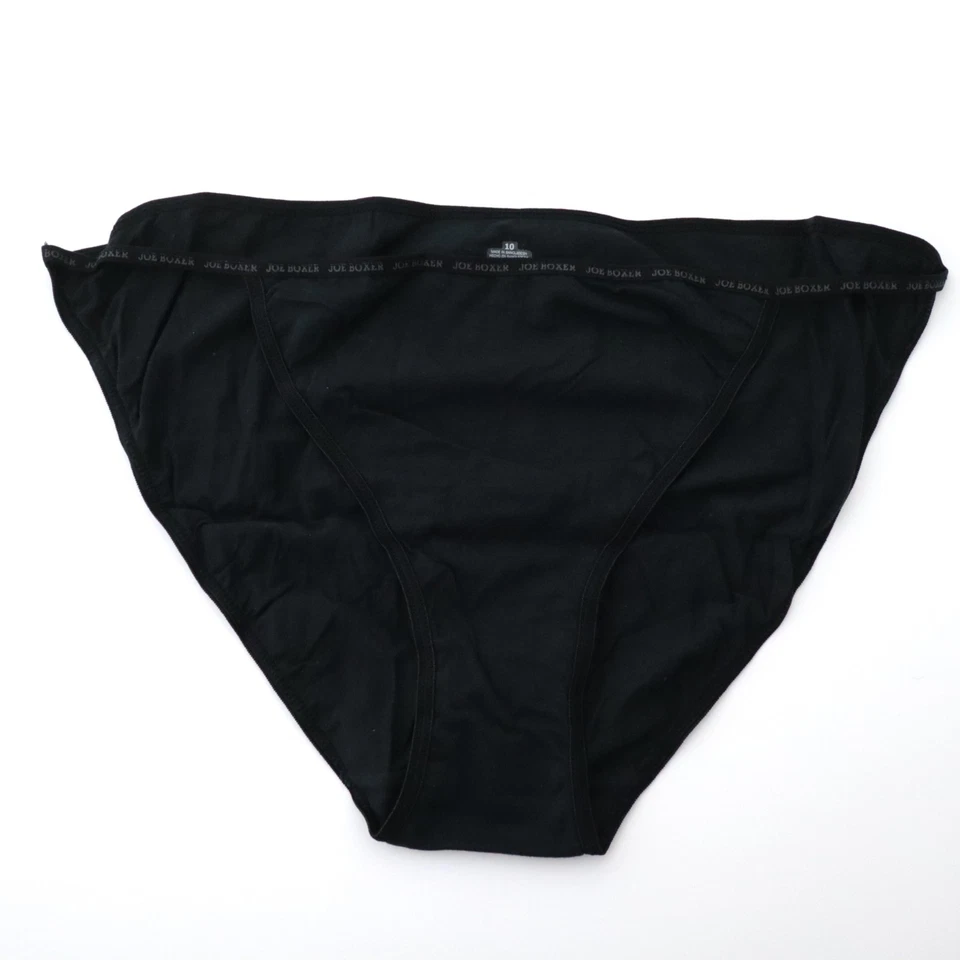 1 NUEVO Joe Boxer De Colección 100% Algodón Tiro Bajo Tanga Bikini Panty Talla 10/XXXL Foto 1 de 4