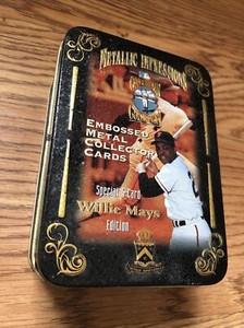 1995 "METALLIC IMPRESSIONS" (COOPERSTOWN COLLECTION)~WILLIE MAYS~5-CARD SET